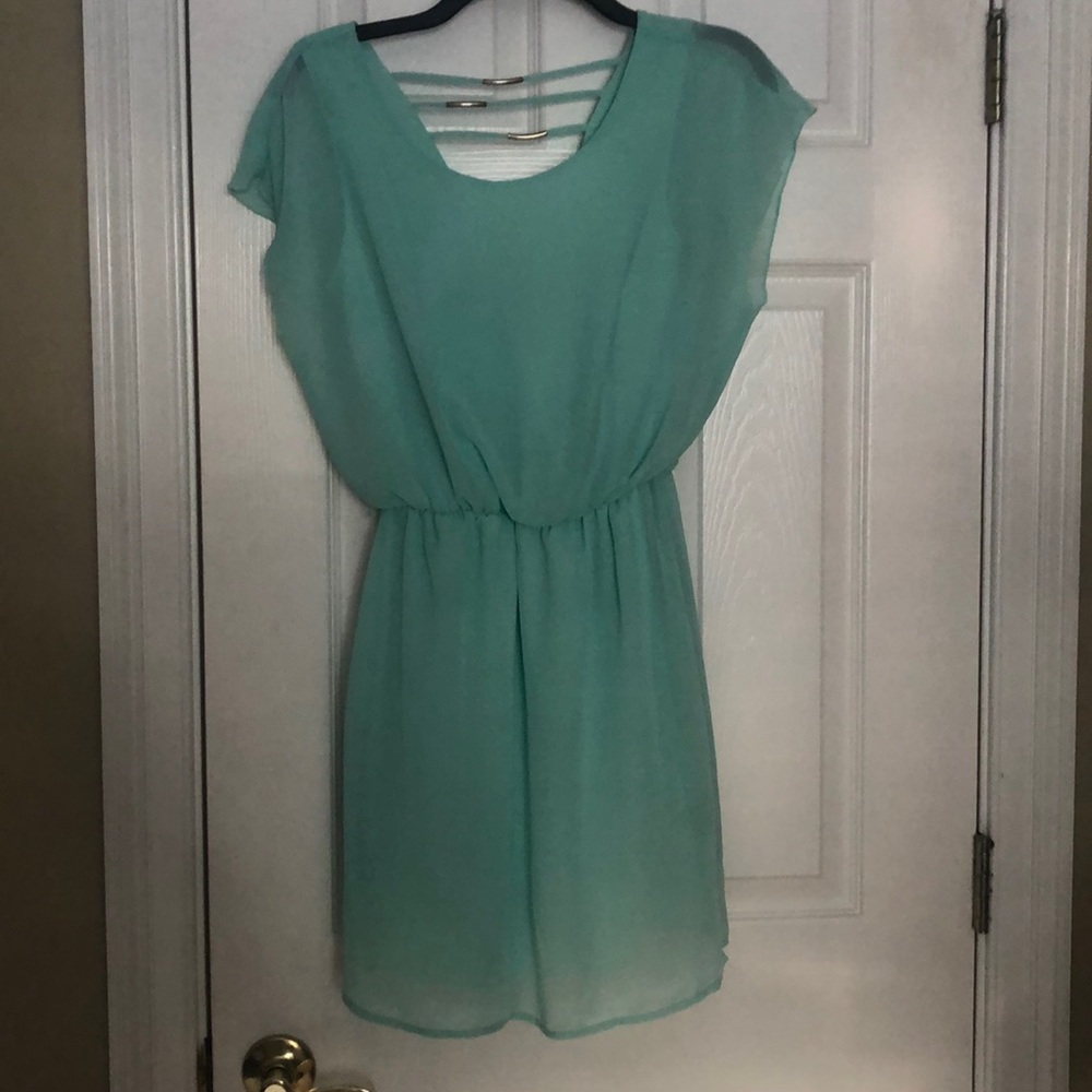 Mint Green Mini Dress